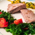 Tuna with mango salsa